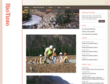 Tablet Screenshot of holdenminecleanup.com